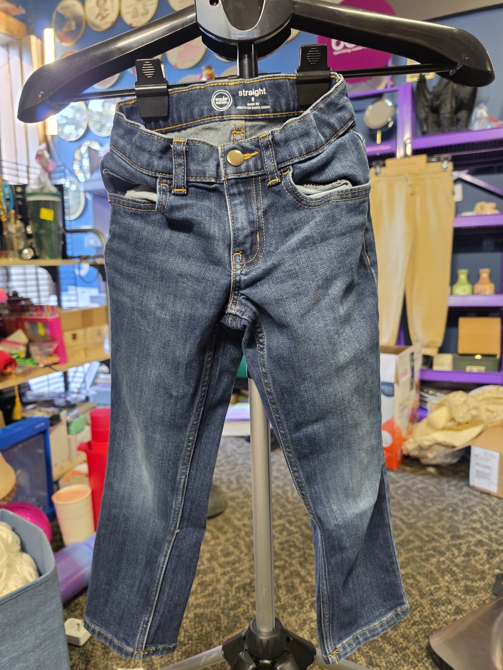 wonder nation Dark Blue Straight Jeans for Boys